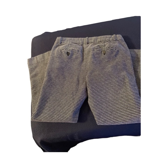 J. Crew cafe capri size 4 dark blue and white pattern - Picture 5 of 5